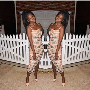 Geometric Pattern Dress